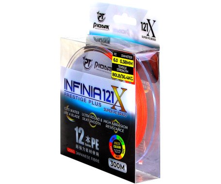PIONEER - Infinia 121 X Prestige Plus Super PE Braid Fishing Line